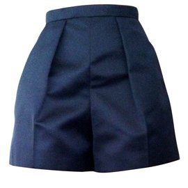 Carven-Pantalones cortos-Azul