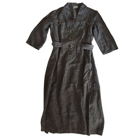 Robe en lin multicolore Weill Taille 38 Multicolore
