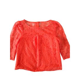 Autre Marque Kookai Spitzen Top Orange Polyamid Größe 36 Orange
