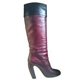 Miu Miu Stiefel Bordeaux