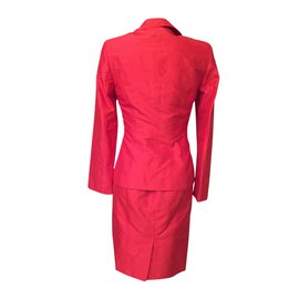 Autre Marque-Falda elegante-Roja