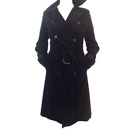 Véronique Branquinho Trench in pelle Nero