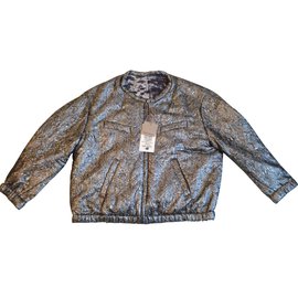 Isabel Marant Pour H&M-Jackets-Silvery