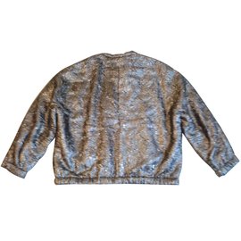 Isabel Marant Pour H&M-Jackets-Silvery