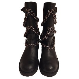 Autre Marque-Boots-Black