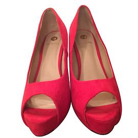 Autre Marque Escarpins rouges La Strada Taille 37 Rouge