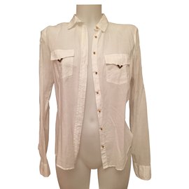 Camicia Zara Bianca in Cotone S Bianco