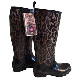 Autre Marque-Boots-Leopard print