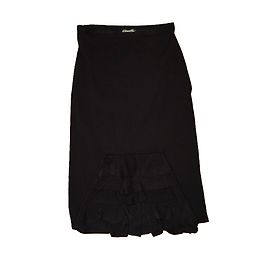 Autre Marque Sparkle Black Viscose Skirt Size 36/38 Black