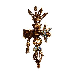 Christian Lacroix Pins e spille D'oro