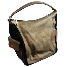 Yves Saint Laurent-Handbags-Golden