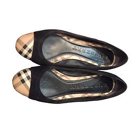 Burberry Sapatilhas de ballet Preto