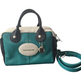 Longchamp-Bolsos de mano-Azul