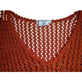 Céline-Knitwear-Orange