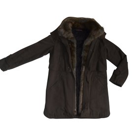 Comptoir Des Cotonniers Abrigos, Ropa de calle Caqui
