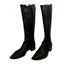 Santoni-Boots-Black