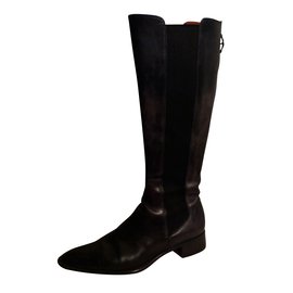 Santoni-Boots-Black
