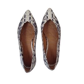 Isabel Marant Zapatillas de ballet Impresión de pitón