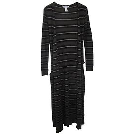 Sonia Rykiel Weste Maxi aus blauem Kaschmir Blau