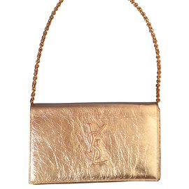 Yves Saint Laurent-Handbags-Golden