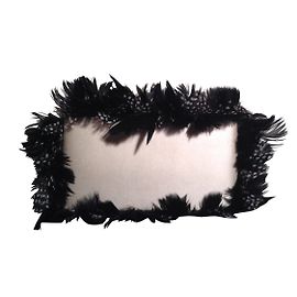 Autre Marque Emmanuelle Passini Silk Clutch Black Black