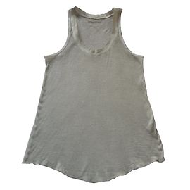 Top Zadig & Voltaire de algodón beige con estampado de plumas de ángel Beige