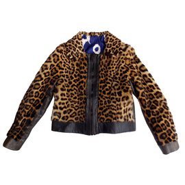 Autre Marque-Jackets-Leopard print