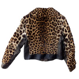 Autre Marque-Jackets-Leopard print