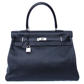 Hermès Reisetasche Schwarz