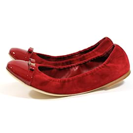 Louis Vuitton-Sapatilhas de ballet-Vermelho