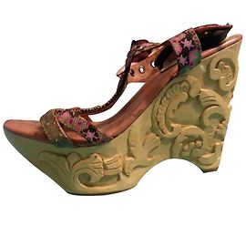 Desigual Mulas de cuña Multicolor