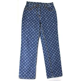 Louis Vuitton Jeans Blau