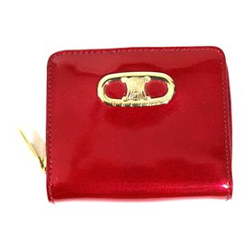 Cartera Céline de charol roja Roja