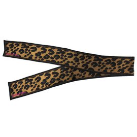 Louis Vuitton-Bufandas-Estampado de leopardo