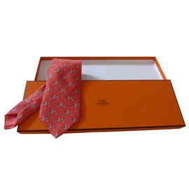 Hermès-Laços-Vermelho