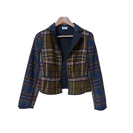 Philosophy Di Alberta Ferretti Wool Tartan Jacket Multiple colors