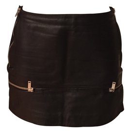 Zara-Skirts-Black
