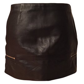 Zara-Skirts-Black