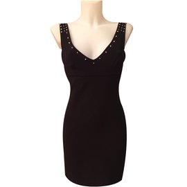 Robe mini bustier cloutée Zara noire S Noir