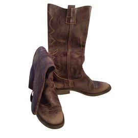 Autre Marque-Boots-Light brown
