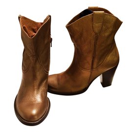 Autre Marque-Boots-Golden