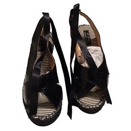 Autre Marque Francis Ferent Blue Leather Heels Size 40 Blue