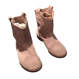 Autre Marque-Boots-Beige