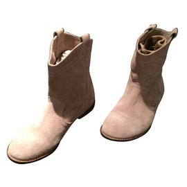Autre Marque-Boots-Beige