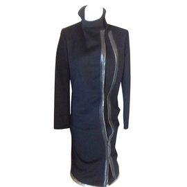 Gucci Wool Coat Black Black