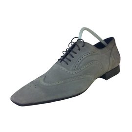 Santoni-Loafers Slip ons-Taupe