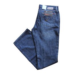 Autre Marque BigStar Ana Jeans Gerade Schnitt Dunkelblau Baumwolle Blau