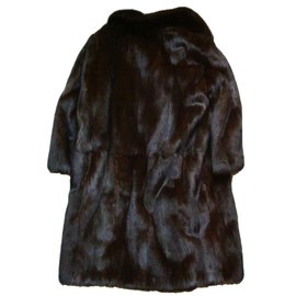 Autre Marque-Mink coat-Brown