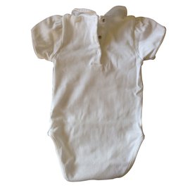 Baby Dior-Bodysuits-White