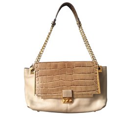 Lanvin-Handbags-Beige